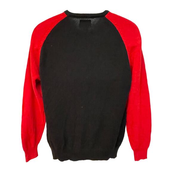 Roebuck & Co. Christmas Tree Lights LET'S GET LIT Ugly Christmas Sweater Size M - Picture 2 of 4